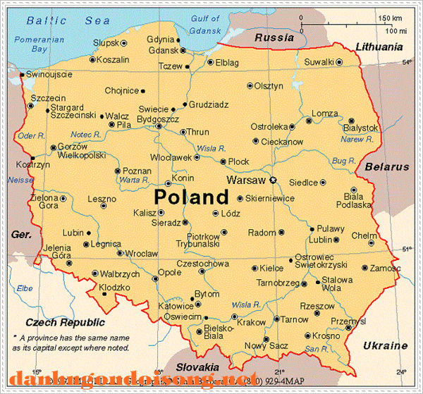 đ&acirc;́t nước ng&ocirc;n ngữ ti&ecirc;́ng Ba Lan