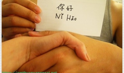 Tiếng Hoa là chuyện nhỏ 2 : Cách nói xin chào