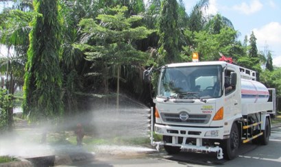 Cho thuê xe bồn chở nước chất lượng tại Môi Trường Xanh