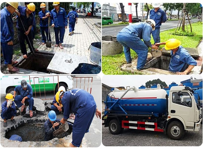đơn vị thông cống nghẹt huyện Bình Chánh